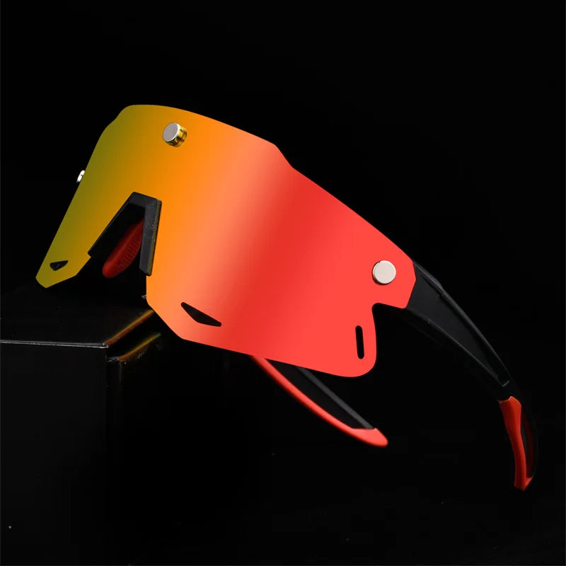 MOON Outdoor Cycling Sunglasses, Adjustable Visor, Frameless Design, Sunglasses for High-Definition Sport Protection